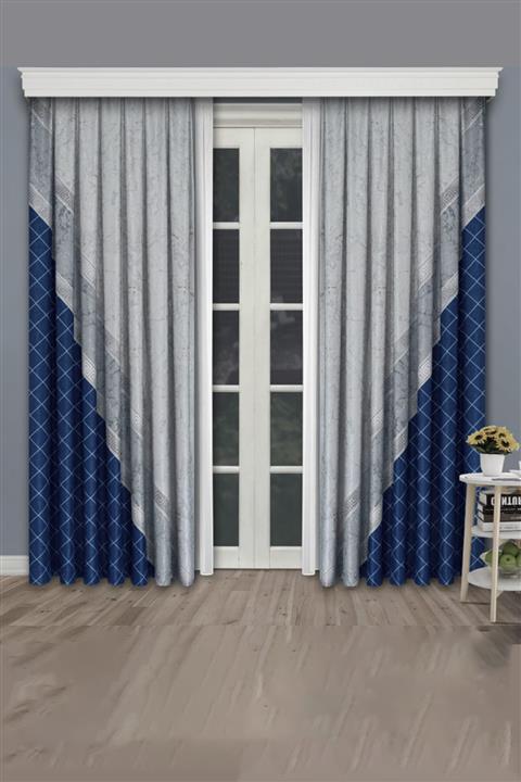 Brillant Pano Fon Perde Sık Pile