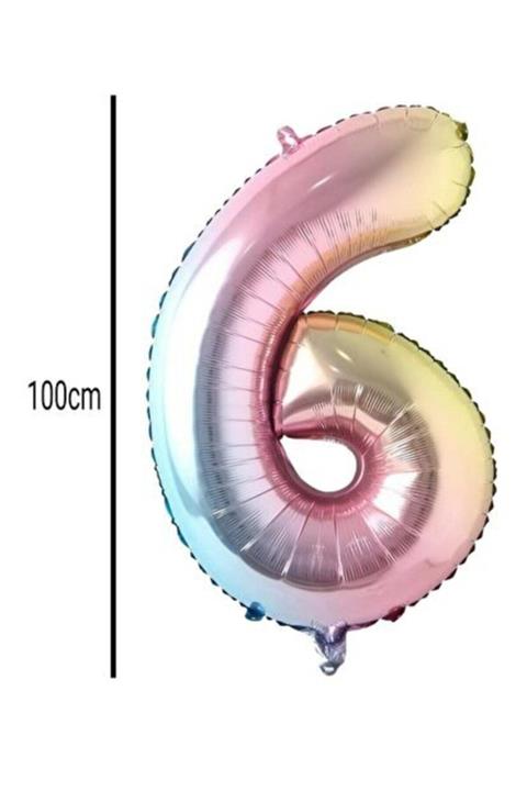 Aşkın Parti Evi 6 Rakam Renkli Folyo