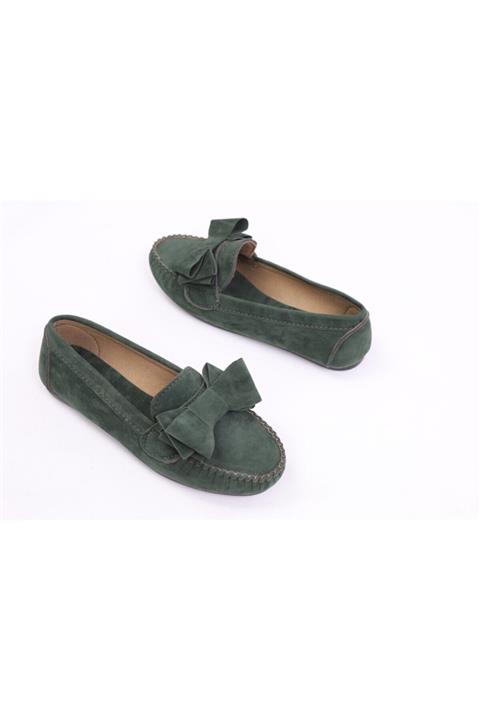 lexıa Kadın Haki Süet Babet