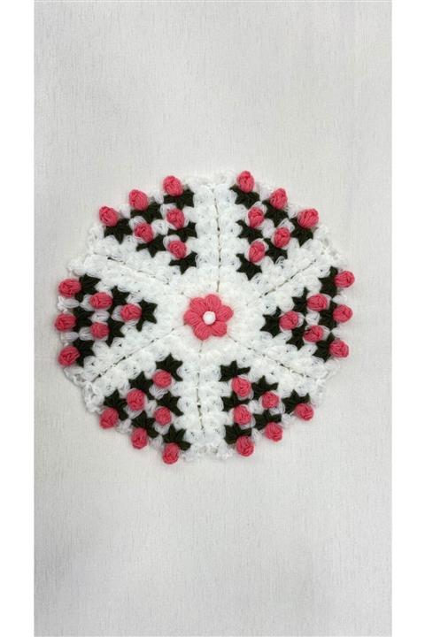 HAYIRLIGROUP Çiçek Desenli El Örgü Lif