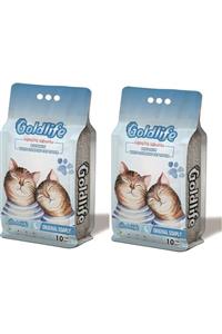 Goldlife Marsilya Sabunlu Bentonit Kedi Kumu 10 Lt X 2 Adet