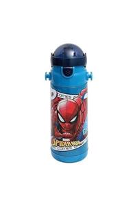 SPIDERMAN Mavi  Çelik Matara suluk 500 ml 44039