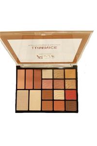 Roesıa Rose Cosmetics Lumunice Far, Aydınlatıcı Ve Allık Paleti