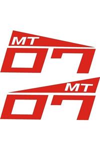 Oracal Yamaha Mt07 Sticker Set-554,mt Sticker,07 Sticker,motosiklet Sticker