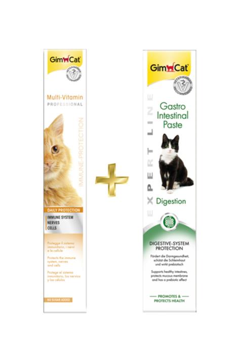 Gimcat Multivitamin Paste 100gr + Gastro Intestinal Paste Sindirim Destekleyici 50gr