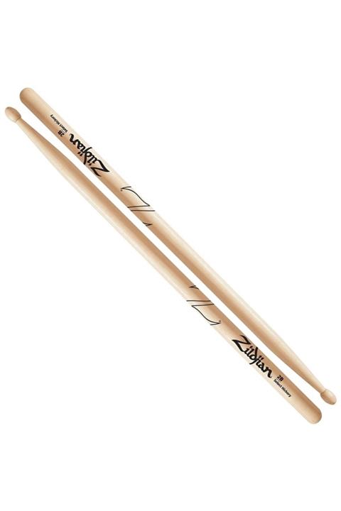 ZILDJIAN Z2b 2b Wood Tip Hickory Drumsticks Natural Baget
