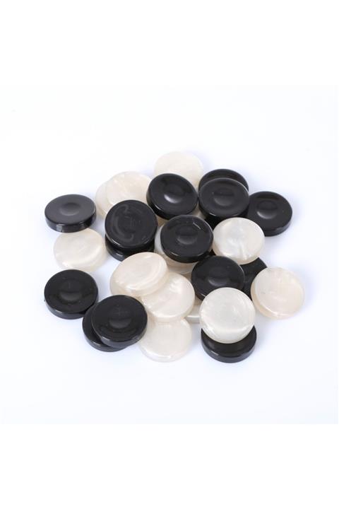 Pusula Oyun Sedefli Tavla Pulu Seti 35 mm