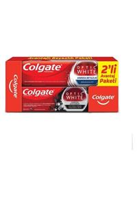 Colgate Optic White Anında Beyazlık Diş Macunu 75 Ml + Optic White Aktif Kömür Diş Macunu 50 Ml