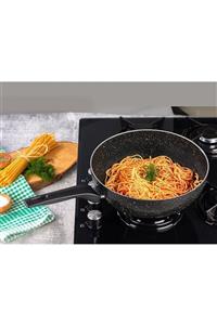 Taç Ultra Granit Plus Wok Tava 28 Cm Siyah -3536