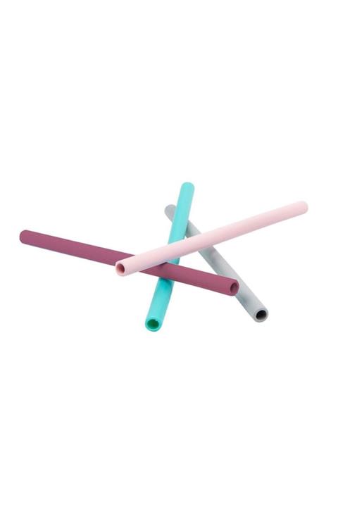 Oioi Silikon Pipet 4lü  Pembe Mix