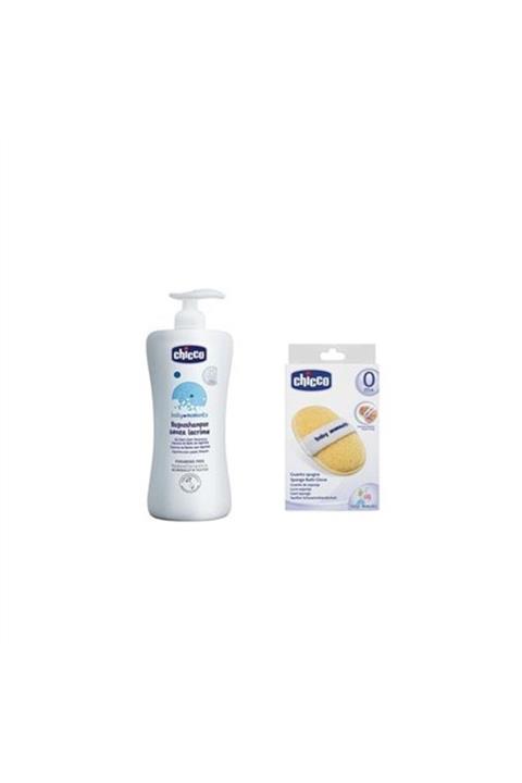 Chicco Göz Yakmayan Saç ve Vücut Şampuanı 750ml + Sünger Banyo Eldiveni