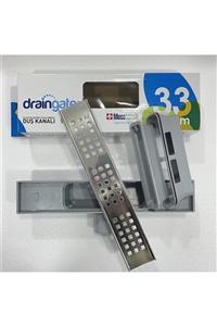 Mesateknik Mesa Teknik Ø50 Draingate 9600-33 Duş Kanalı Yer Süzgeci Paslanmaz Yandan Çıkışlı 33 Cm