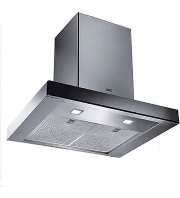 Franke Crystal Fcr 625 Tc Bk Xs Siyah Camlı 60 Cm Davlumbaz