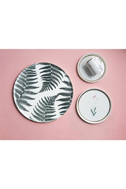 Porland Botanical 19 Parça 6 Kişilik Pasta&Çay Takımı 04alm005697