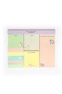 PASİFİK HOME Unicorn Sticky Notes Set