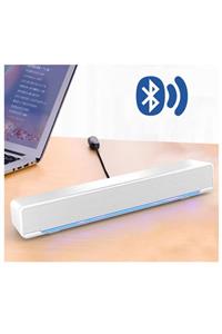 Ally Mobile Ally Mc196 Kablolu Ve Bluetoothlu Soundbar Masaüstü Bilgisayar Hoparlörü Beyaz