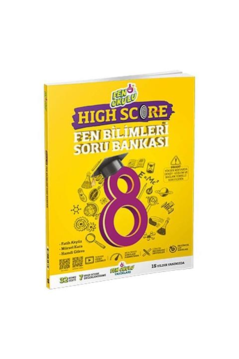 FEN OKULU YAYINLARI 8. Sınıf Lgs High Score Fen Bilimleri Soru Bankası 2021-2022