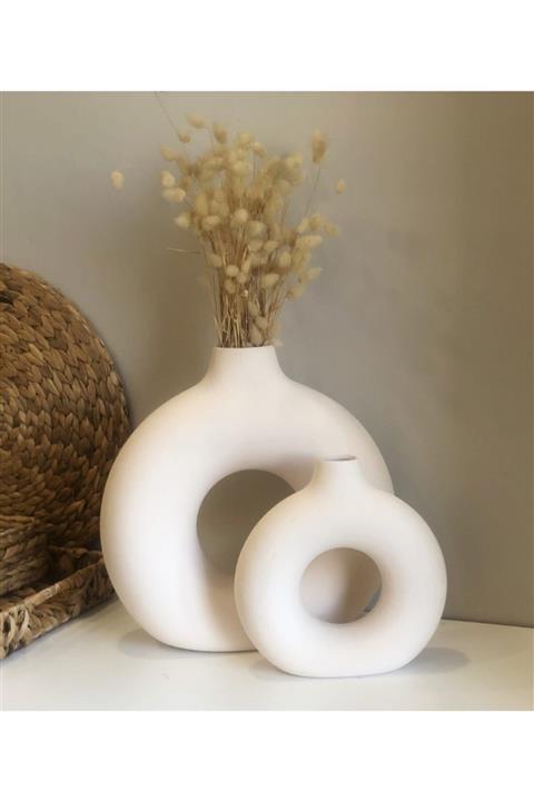 MAİAİST DECORATİON H&m Vazo/obje Ikili Set