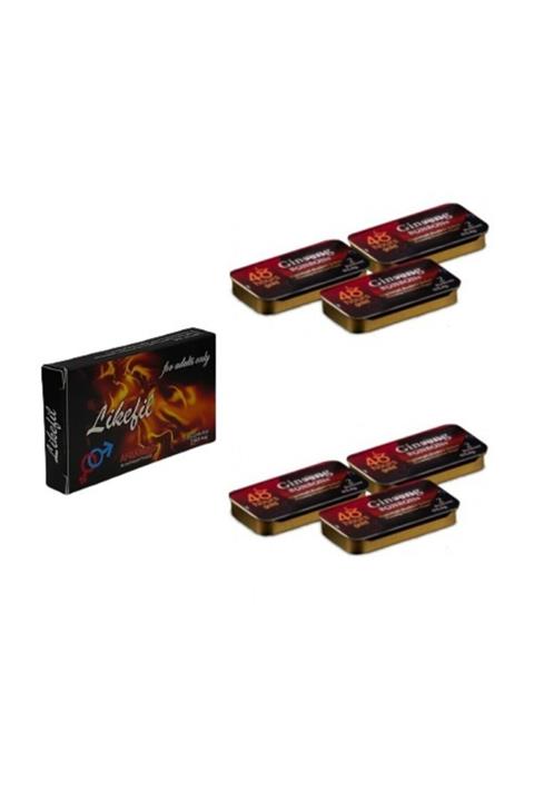 Afsannyl Likefil Gold Bonbon 6 Kutu (12 Kullanımlık) + Likefile Bitkisel Kapsül 4'lü