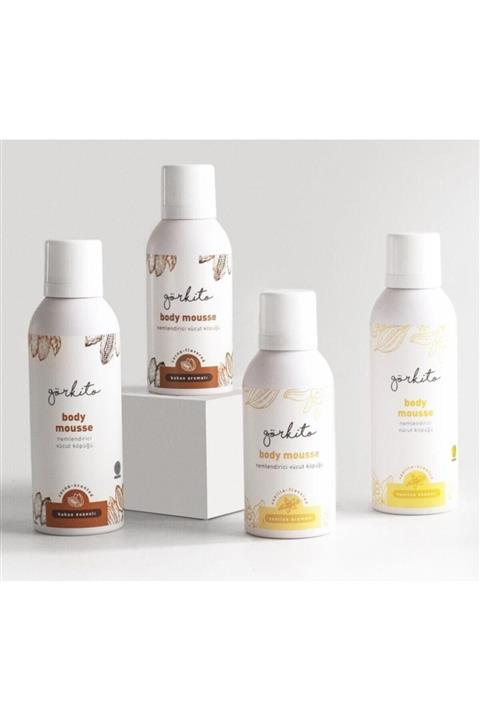 Görkito Kakao Aromalı Vücut Köpüğü 200 ml + Vanilya Aromalı Vücut Köpüğü 100 ml