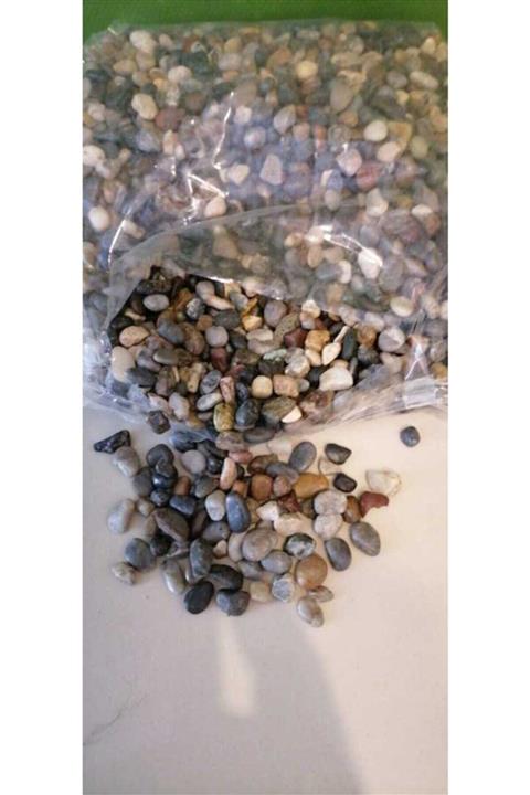 Mevadd 3 Kg Dere Çakıl Taşı 0.7-1,5 Cm Mini Boy Akvaryum Taşı Bahçe,saksı Taşı,sukulent,terraryum