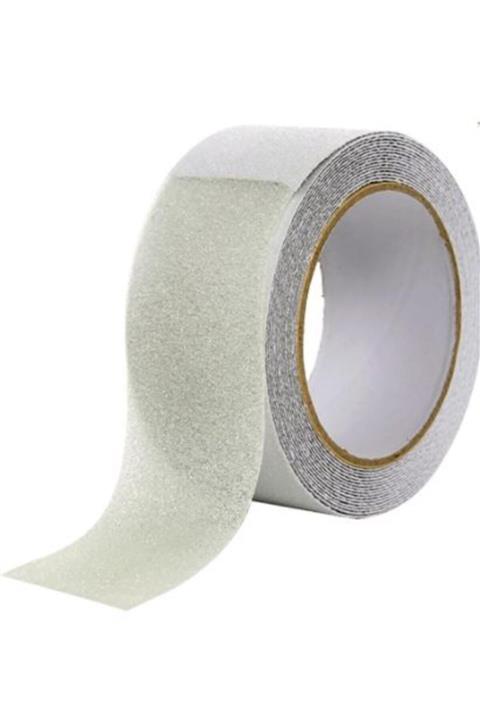 Hdg 10 Metre Havuz Banyo Küvet Mutfak Merdiven Zemin Kaydırmaz Bant Şeffaf 50mm Genişlik