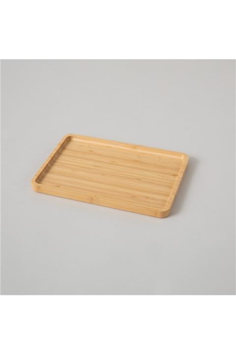 Chakra Bambu Tepsi 25x17 Cm Natural