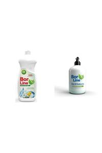 BORLINE Bor Katkılı Bulaşık Deterjanı 650 Ml + Yerli Bor Katkılı Sıvı El Sabunu 500 Ml