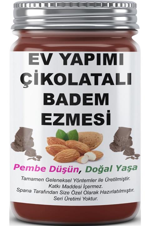 SPANA Çikolatalı Badem Ezmesi Ev Yapımı Katkısız 330gr