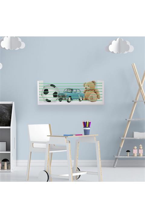 Ankaflex Montessori Duvara Monte Çocuk Oyuncak Sepeti