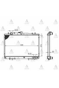akmirza Radyatör Su L-200 99-05 4x2 26mm (mt) Mr127853