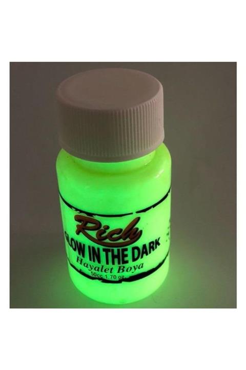 Rich 3000 Sarı Karanlıkta Parlayan Hayalet Boya 50 Cc
