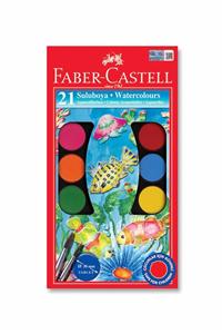 Faber Castell Faber 21 Renk Büyük Boy Sulu Boya 125021