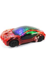 Ch Spiderman Toys Oyuncak Işıklı Müzikli 3d Led Araba