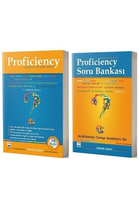 Nisan Kitabevi Yayınları Nisan Proficiency Hazırlık Atlama Sınavı Konu + Soru Bankası 2 Li Set - Ekrem Uzbay Nisan Kitabevi