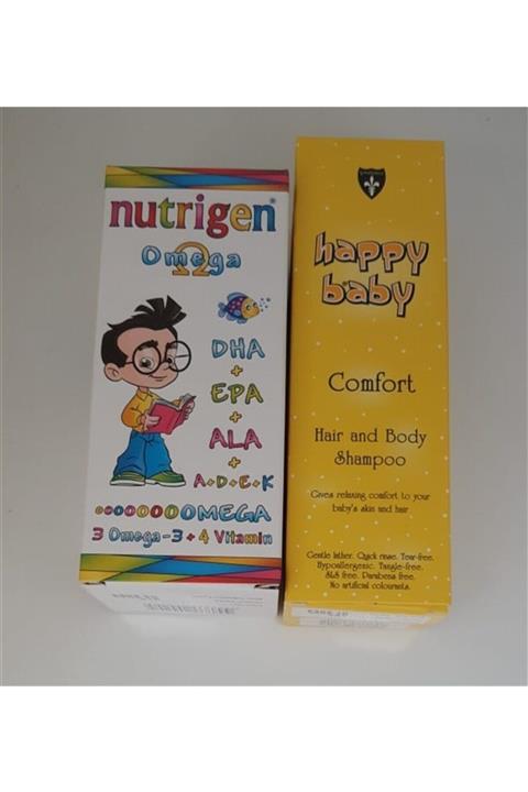 Nutrigen Omega 200ml Şurup + Happy Baby Şampuan