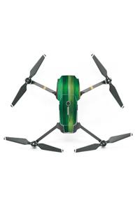 Profisher Dji Mavic Pro İçin Green Wood Su Geçirmez Pvc Cilt Çıkartma Seti