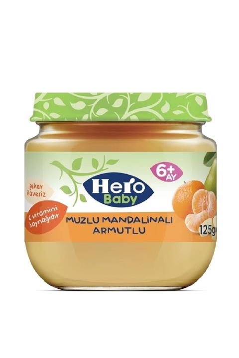 Hero Baby Mandalina-muz-armut 125 gr