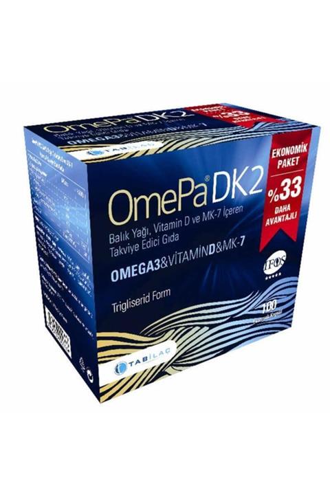 Omepa Dk2 Omega 3 Vitamin D Menaq7 100 Yumuşak