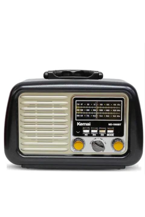 BTC Kemai Md1900 Usb/sd/mp3/bluetooth Şarjlı Nostaljik Radyo