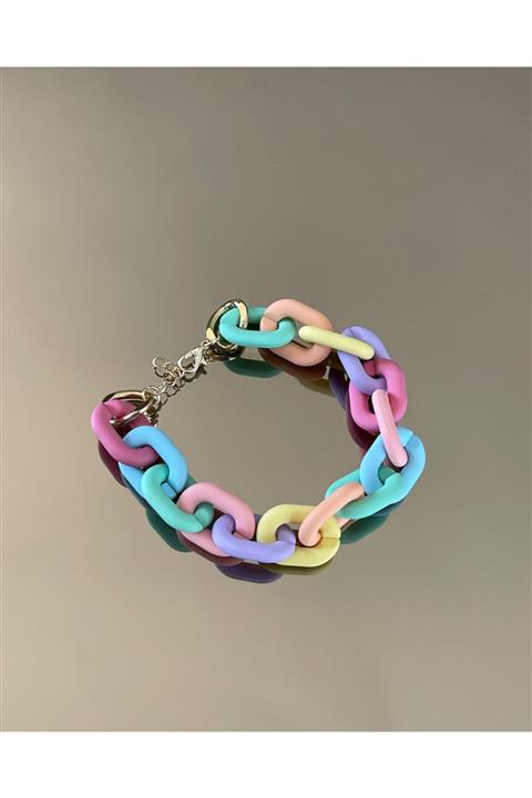 Juste Studio Renkli Ring Rainbow Halhal