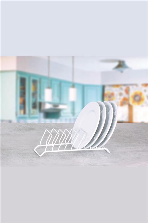 ADRESSHOME Metal 9 Bölmeli Tezgah Üzeri Mini Tabaklık- Beyaz