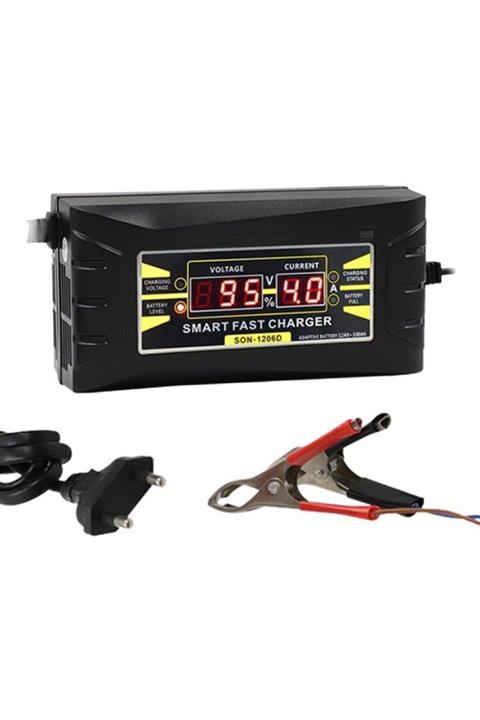 electroon Suoer Son-1206d 12volt Max 6amper Akıllı Akü Şarj Cihazı