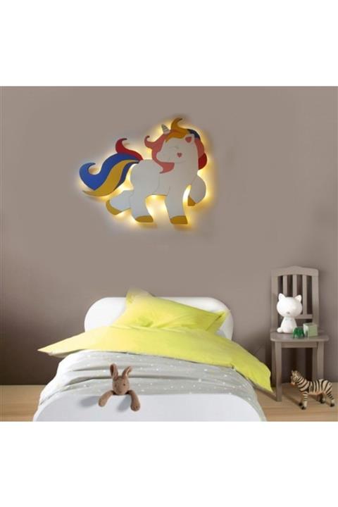 yenihayatdekorasyon Unıcorn Gece Lambası 50cm