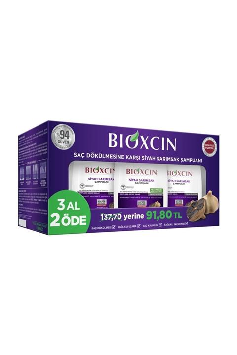 Bioxcin Siyah Sarımsak Şampuan 300mlx3