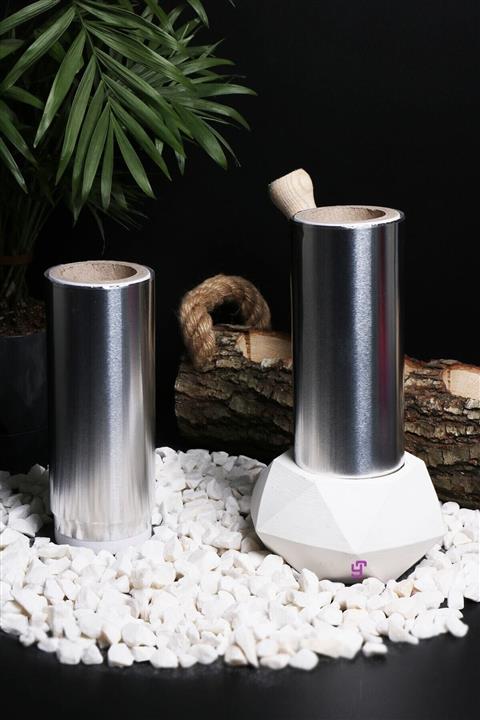 YT Shisha Shop Yt Gri Kalın Nargile Lüle Folyo