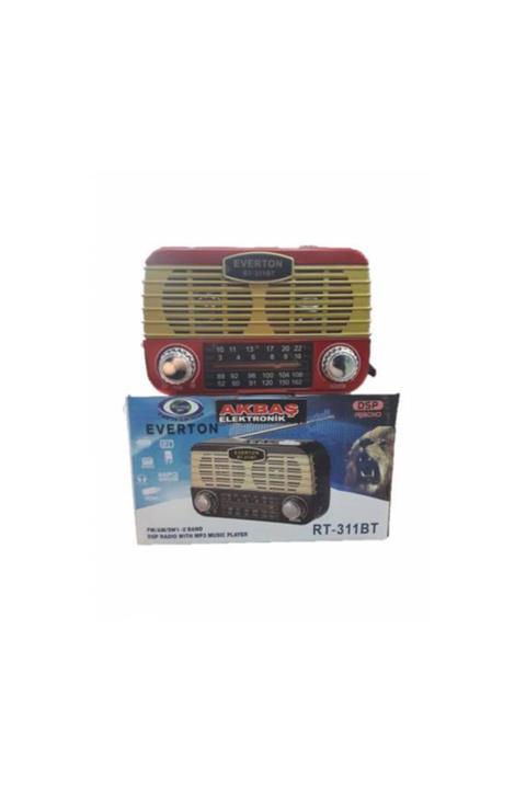 Everton Rt-311bt Bluetooth Radyo Nostaljik Usb Şarjlı Usb-tf