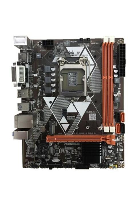 TURBOX WorkTeam B85(H81) Sata M2 DDR3 1600MHz Usb 3.0 Vga Hdmi Ses Lan 1150P 4.Gen Anakart