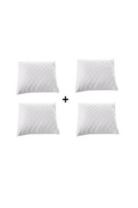 Dokubba 4'lü Fermuarlı Pamuklu Yastık Alezi