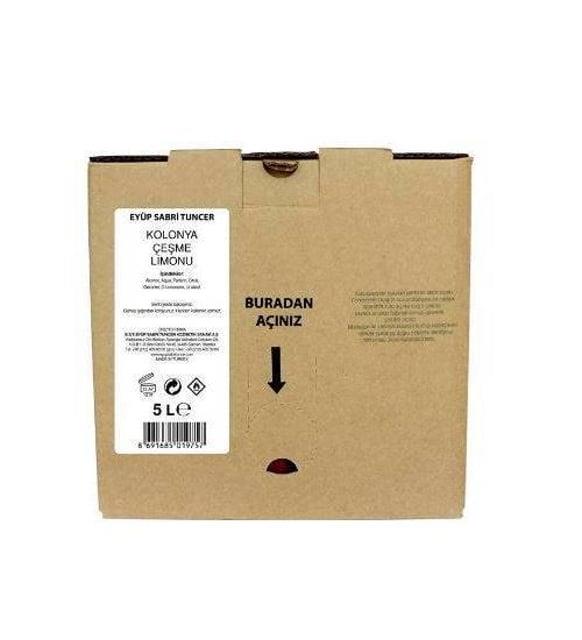 Eyüp Sabri Tuncer Çeşme Limonu Kolonyası 5 Lt - Bag In Box